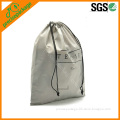 Recycle eco non woven drawstring bag with custom logo